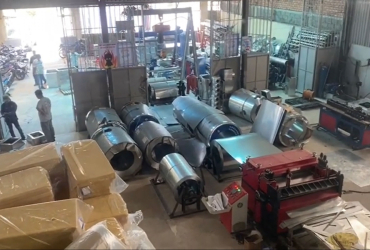 Sản xuất ống gió cho dự án Lọc Hóa Dầu Long Sơn