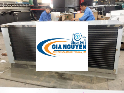 Cụm Chiller máy lạnh cho tàu biển H424 do Gia Nguyễn thiết kế sản xuất