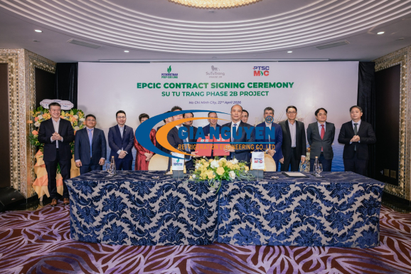 PVEP Cửu Long và PTSC M&C ký hợp đồng EPCIC dự án Sư Tử Trắng giai đoạn 2B