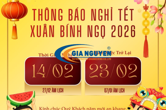 Thông báo: Lịch nghỉ tết nguyên đán Bính Ngọ 2026
